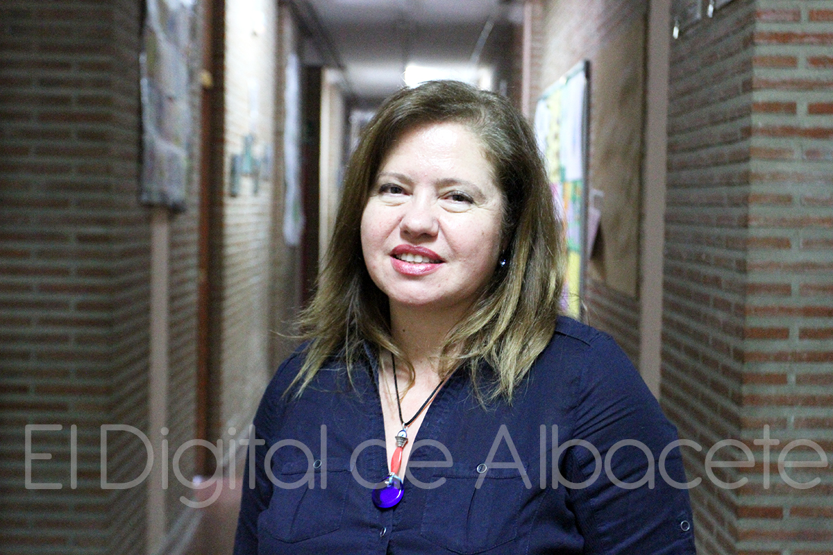 María Teresa Rodríguez, directora del colegio Cristóbal Valera de Albacete (Foto - Pilar Felipe)