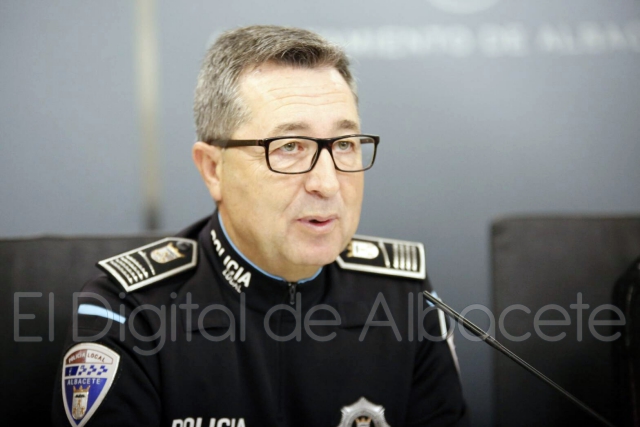 Pascual Martínez. Intendente Jefe de la Policía Local de Albacete. Archivo