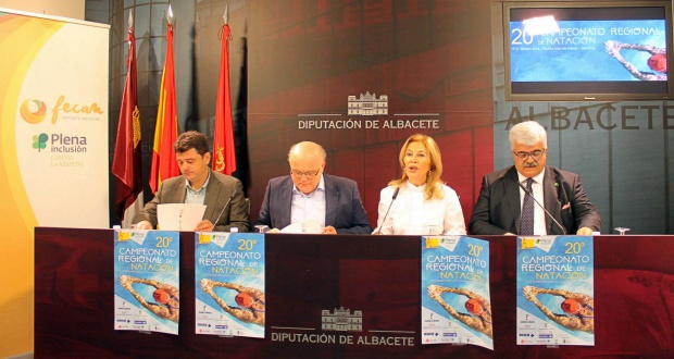 Presentación del XX Campeonato Regional de Natación de FECAM
