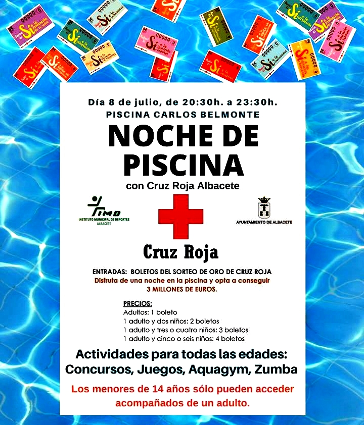 noche de piscina