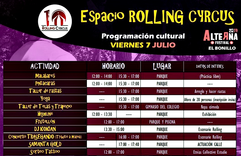 ACTIVIDADES VIERNES