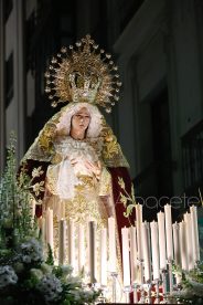 Nuestra Señora dela Misericordia, Amor y Perdón procesionando en Albacete / Imagen de archivo