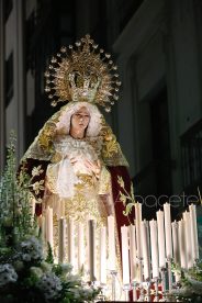 Nuestra Señora dela Misericordia, Amor y Perdón procesionando en Albacete / Imagen de archivo