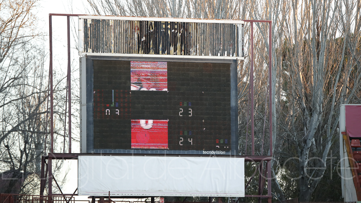 Marcado del estadio Carlos Belmonte en Albacete / Imagen de archivo