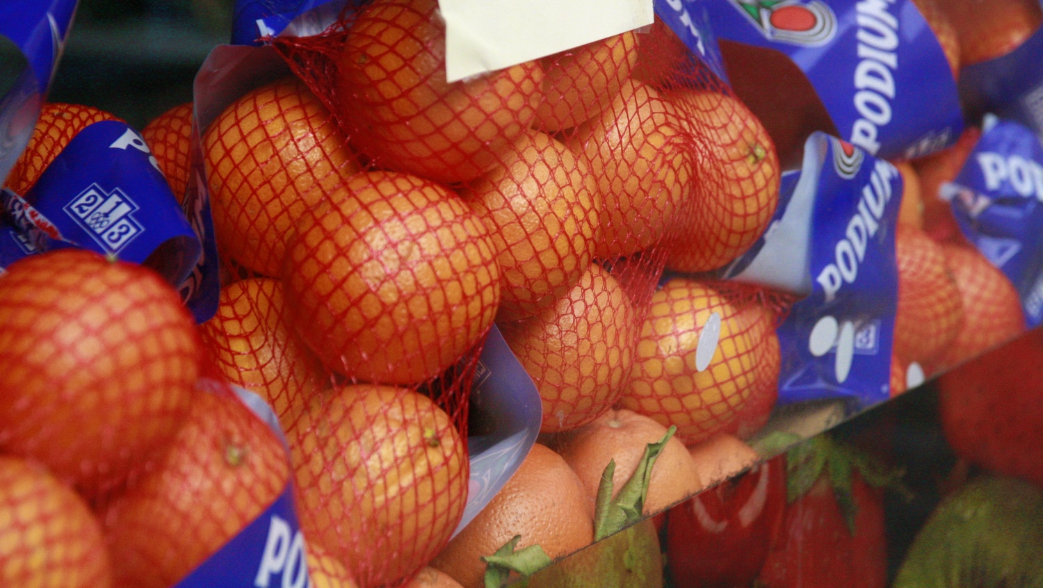 Naranjas en una tienda de Albacete