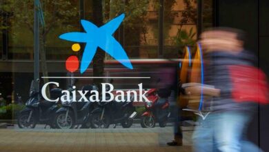 Una oficina de Caixabank