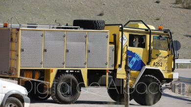 Incendio agrícola en la provincia de Albacete