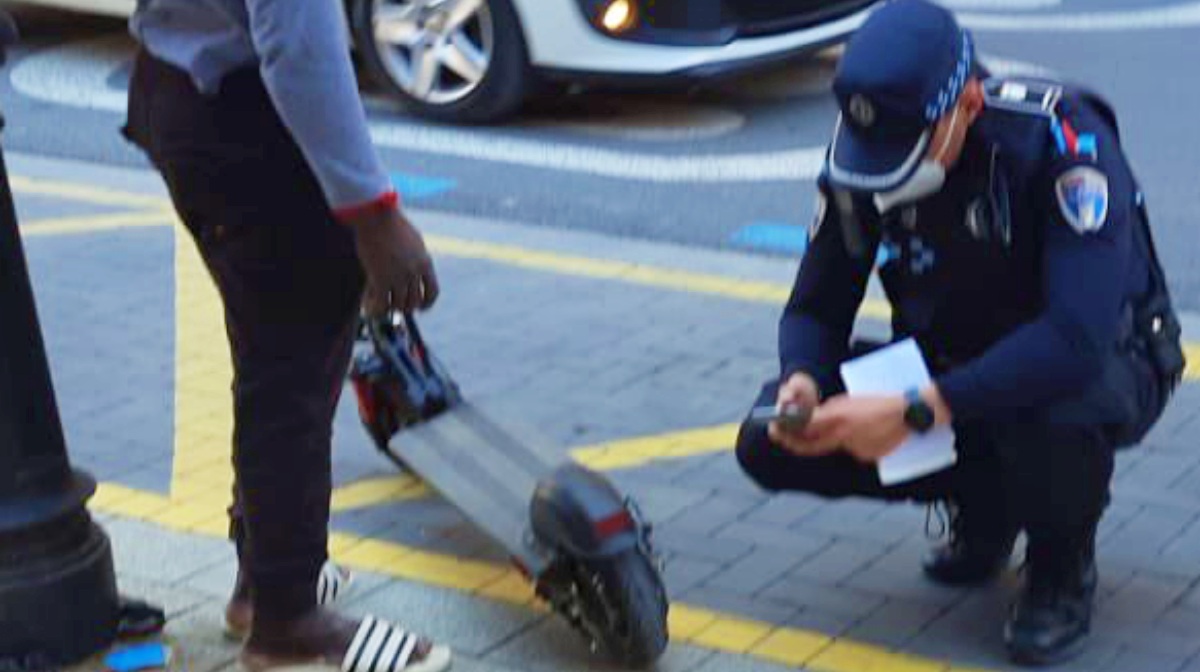 FOTO DE ARCHIVO - Patinete en Albacete