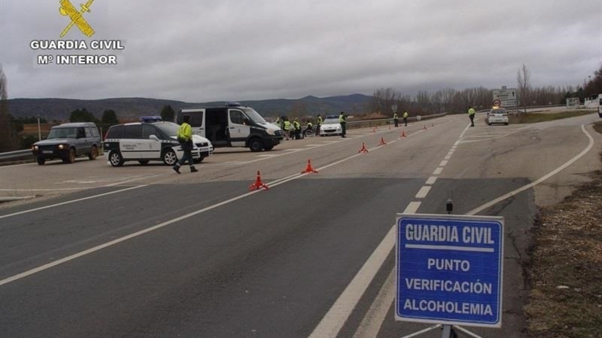 Control alcoholemia de la Guardia Civil