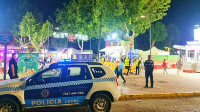 La Policía Local en el Recinto Ferial de La Roda