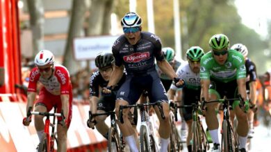 Albacete cambia el líder de La Vuelta en una etapa accidentada