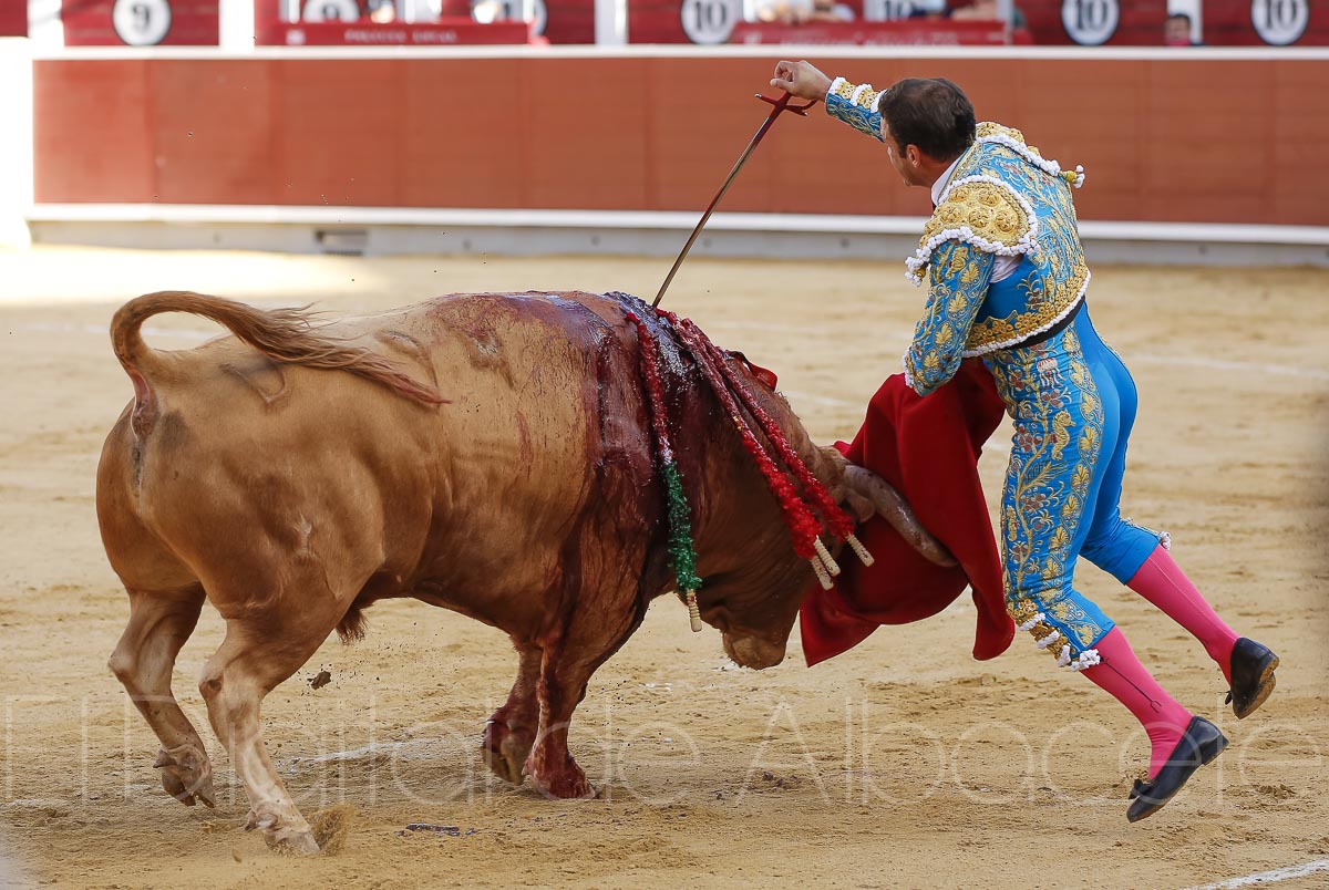 Manzanares abre la primera Puerta Grande de la Feria Taurina de Albacete