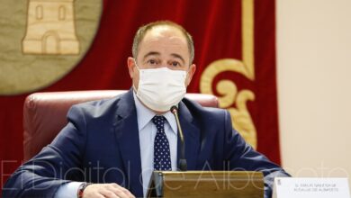 Emilio Sáez, alcalde de Albacete, en una foto de archivo