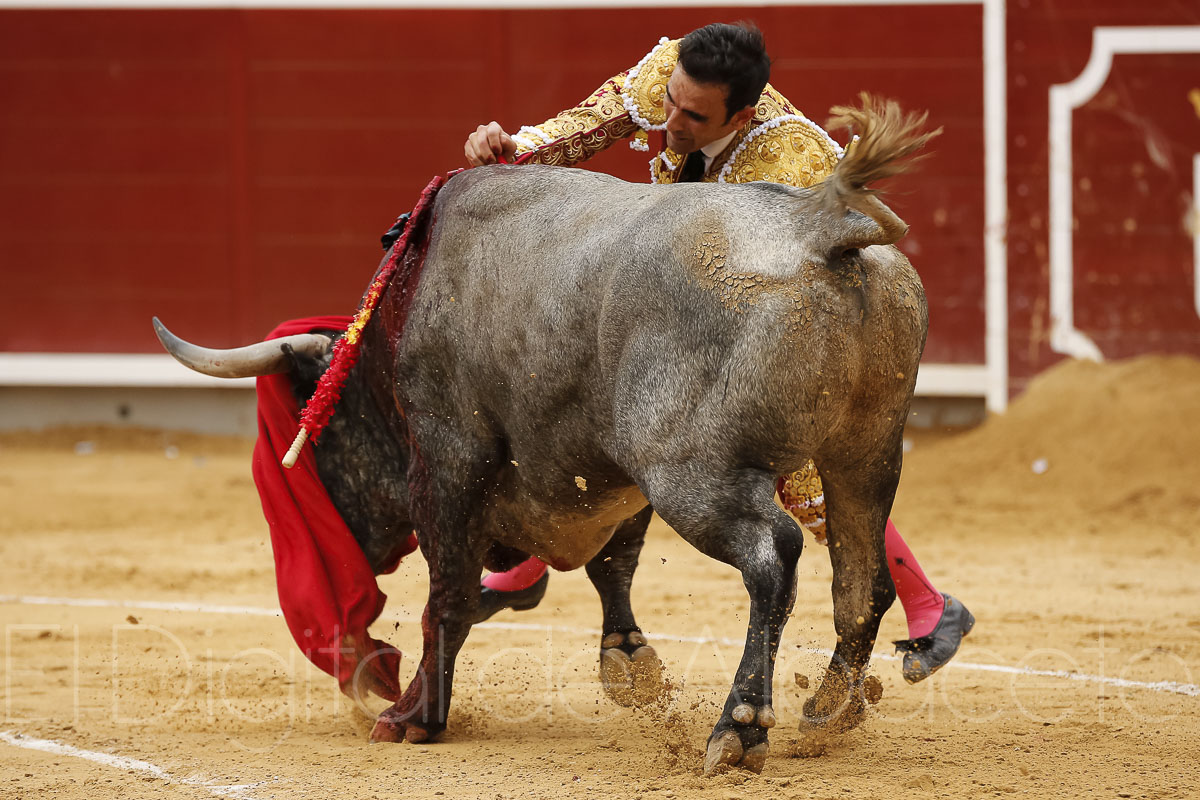 Rubén Pinar y Sergio Serrano triunfaron ante los Victorinos en la Plaza de Toros de Albacete