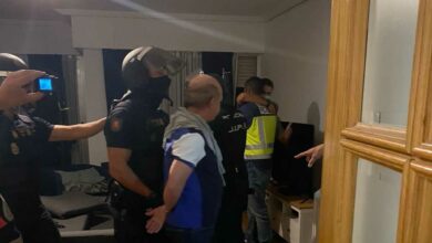 Momento de la detención de Hugo Carvajal, buscado por la Justicia para su extradición a EEUU