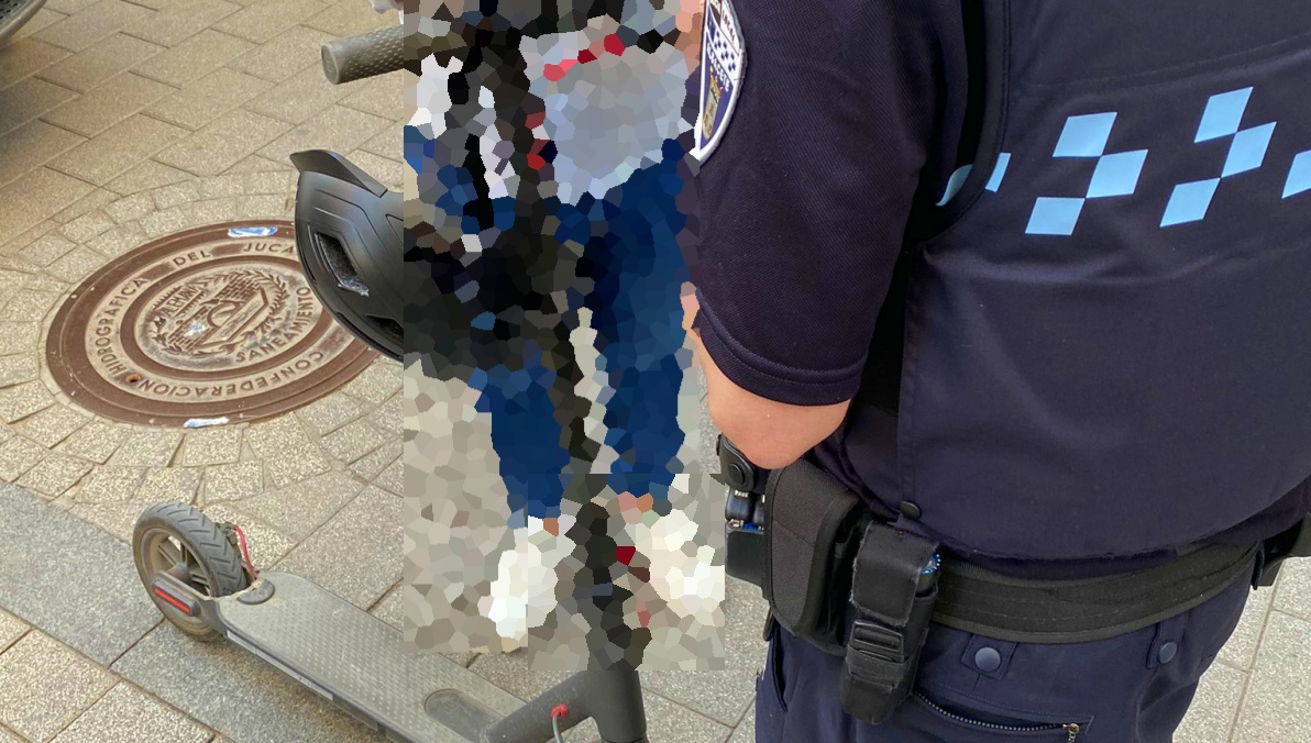 patinete policia albacete