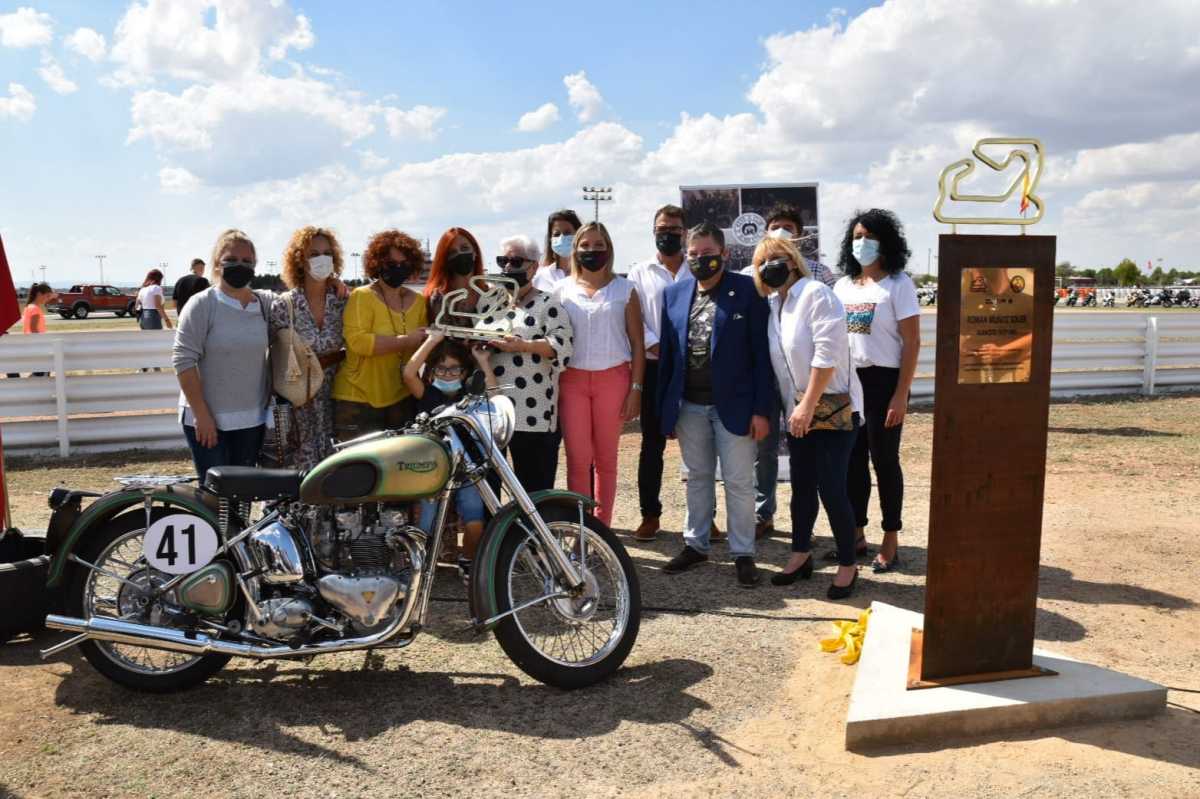 El piloto albaceteño Román Muñoz ya cuenta con una curva con su nombre en el Circuito de Velocidad de Albacete