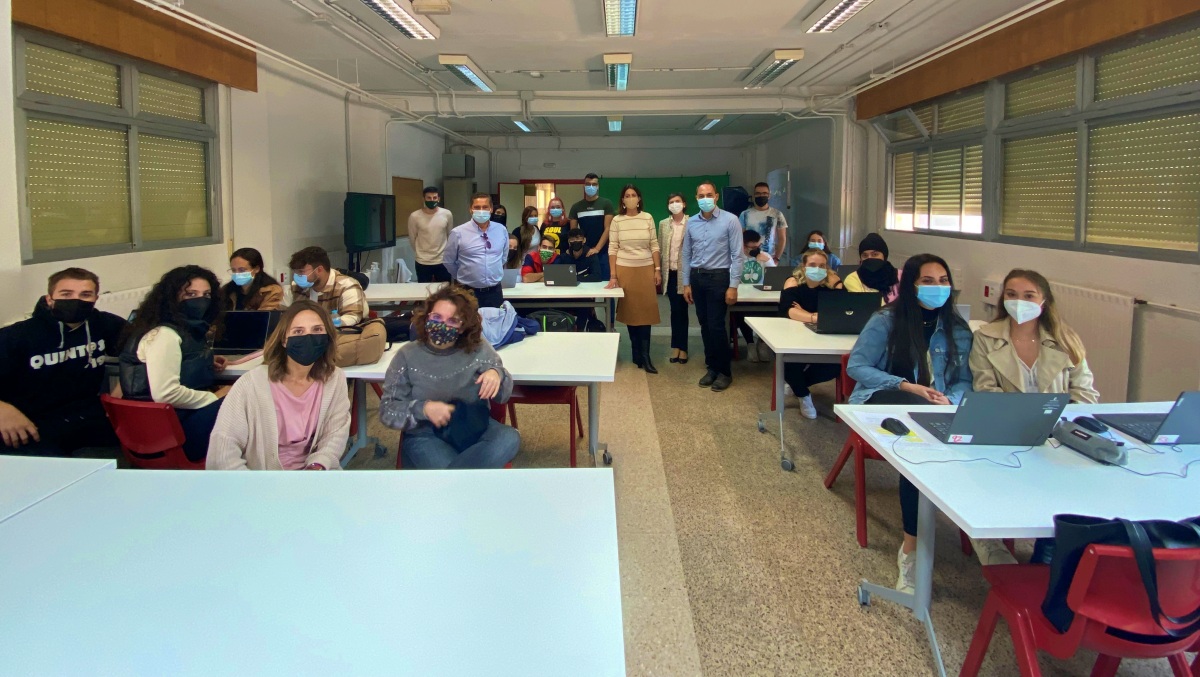 Aula de Emprendimiento en el IES Leonardo Da Vinci de Albacete