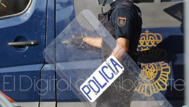 Un control de la Policía Nacional en Albacete