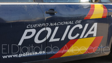 Coche de la Policía Nacional en Albacete