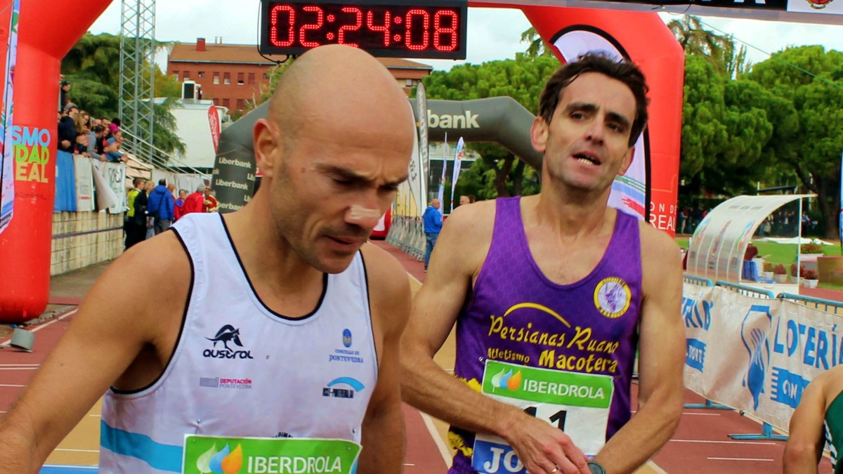 Dos atletas en el Quijote Maratón