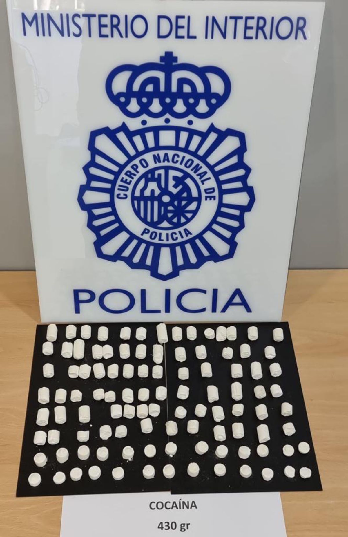 Policía Nacional detiene en Albacete a un varón que portaba 430 gramos de cocaína de gran pureza