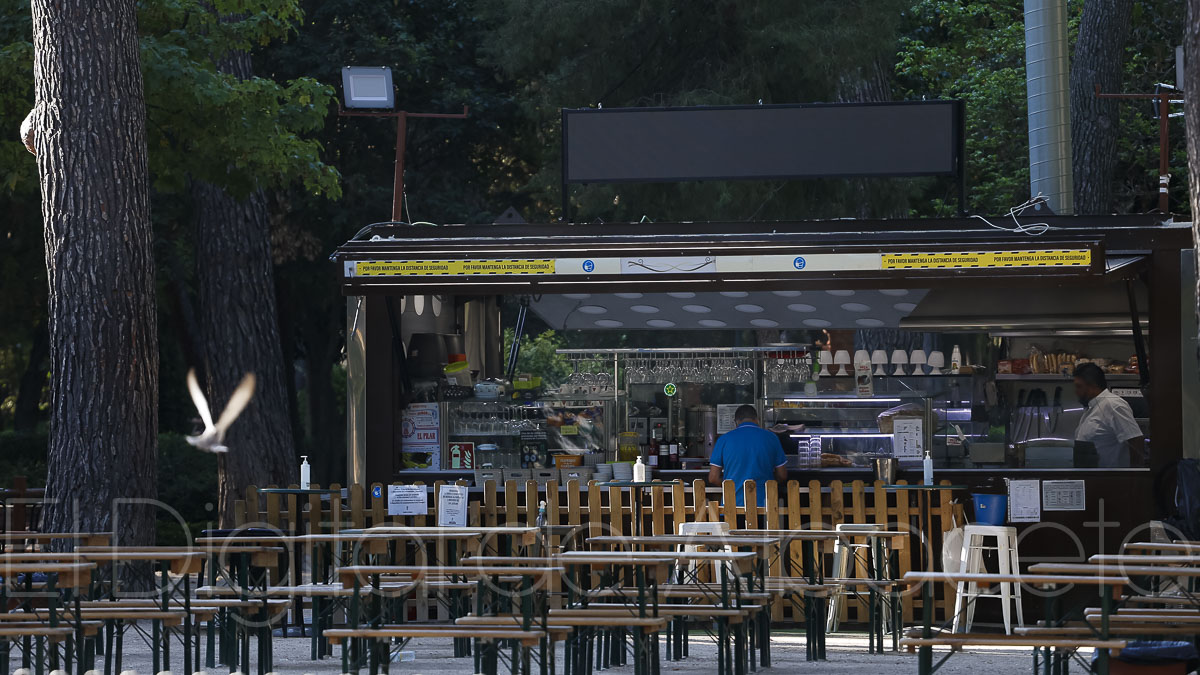 Instalación provisional en el Parque Abelardo Sánchez de Albacete / Imagen de archivo