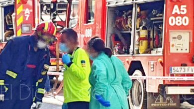 Sanitarios y bomberos en Castilla-La Mancha - FOTO DE ARCHIVO