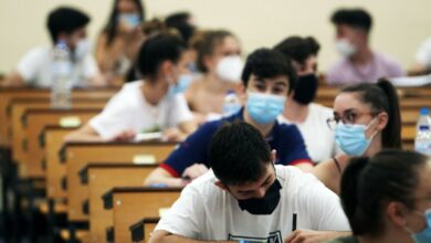 Estudiantes preparados para la selectividad / Imagen de archivo