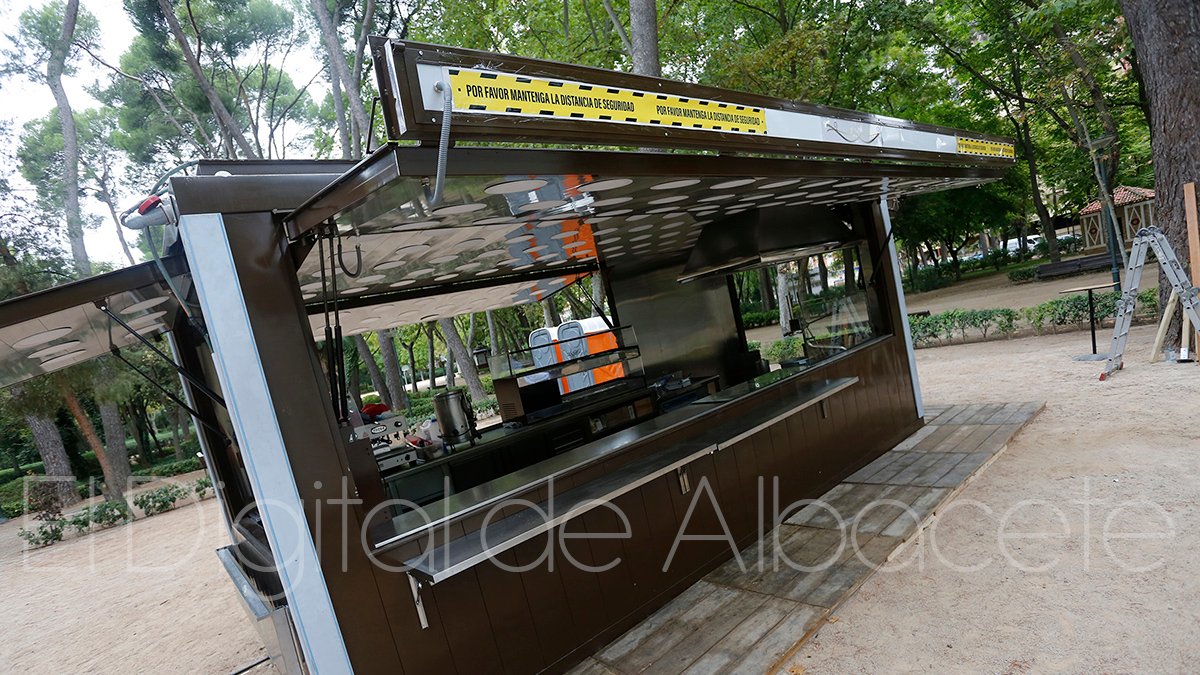 Instalación provisional en el Parque Abelardo Sánchez de Albacete / Imagen de archivo