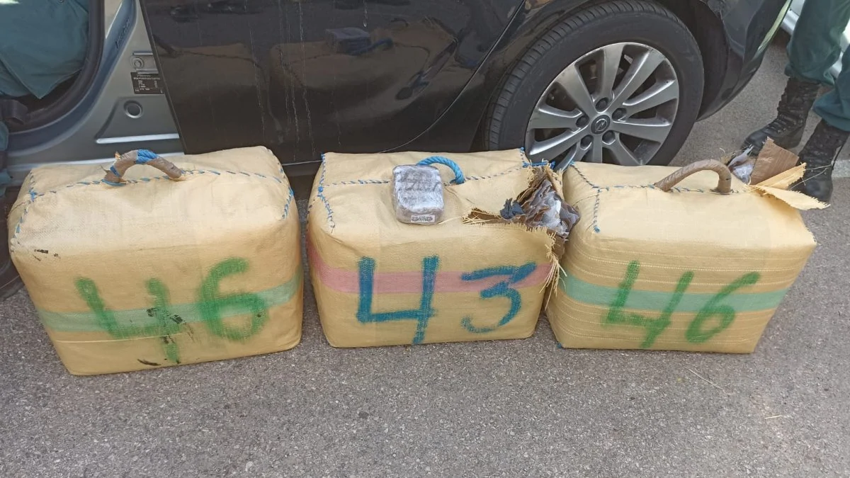Droga incautada por la Guardia Civil