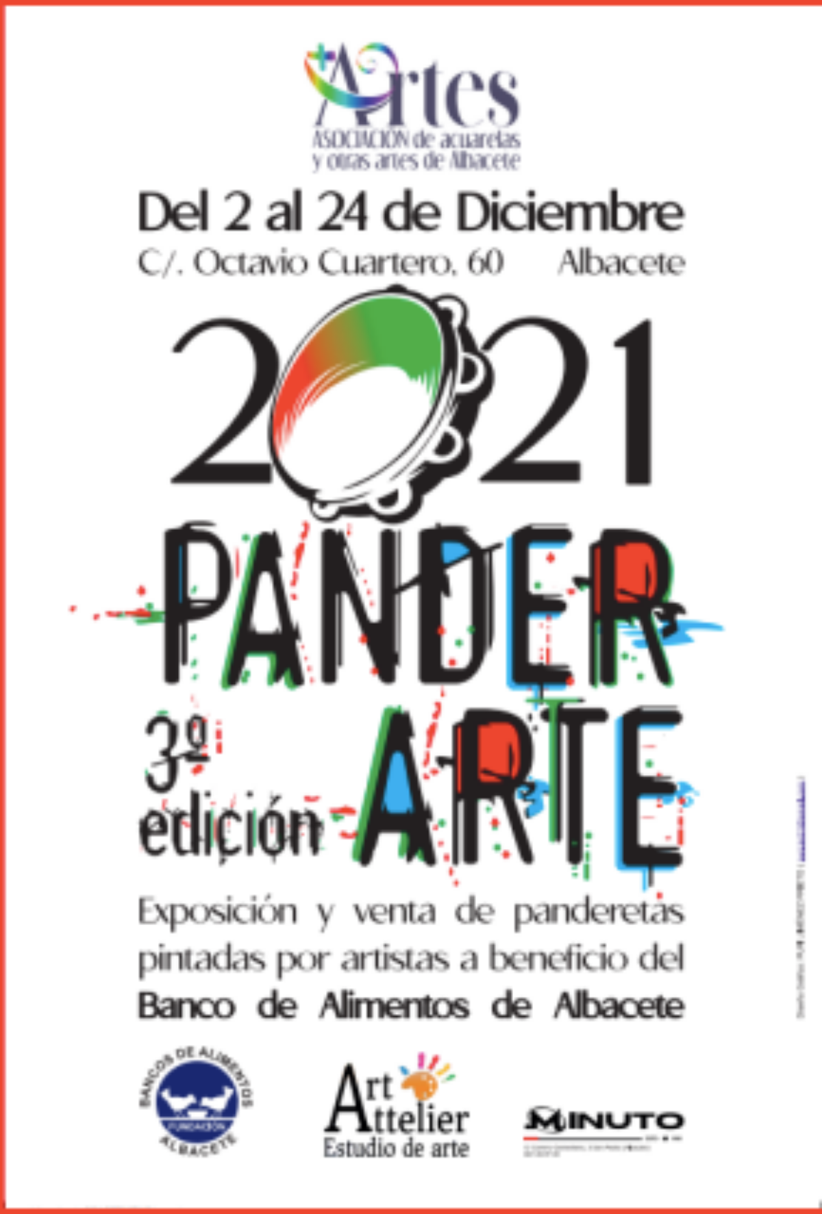 Cartel 'Panderarte' 2021 obra de  Puri Jiménez Prieto