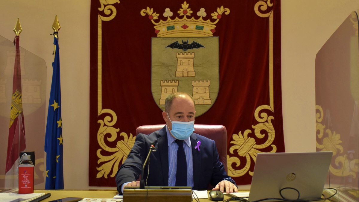 Emilio Sáez, alcalde de Albacete