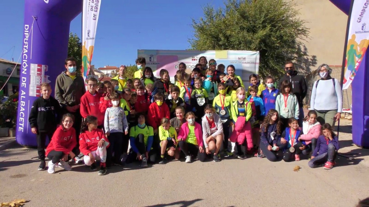 Foto de familia tras la prueba