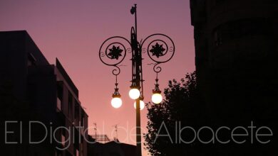 Farola de la Plaza de Gabriel Lodares de Albacete