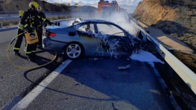 Foto de archivo de un accidente