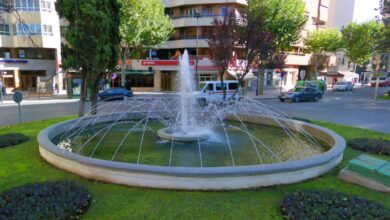 Fuente del parque Albacete