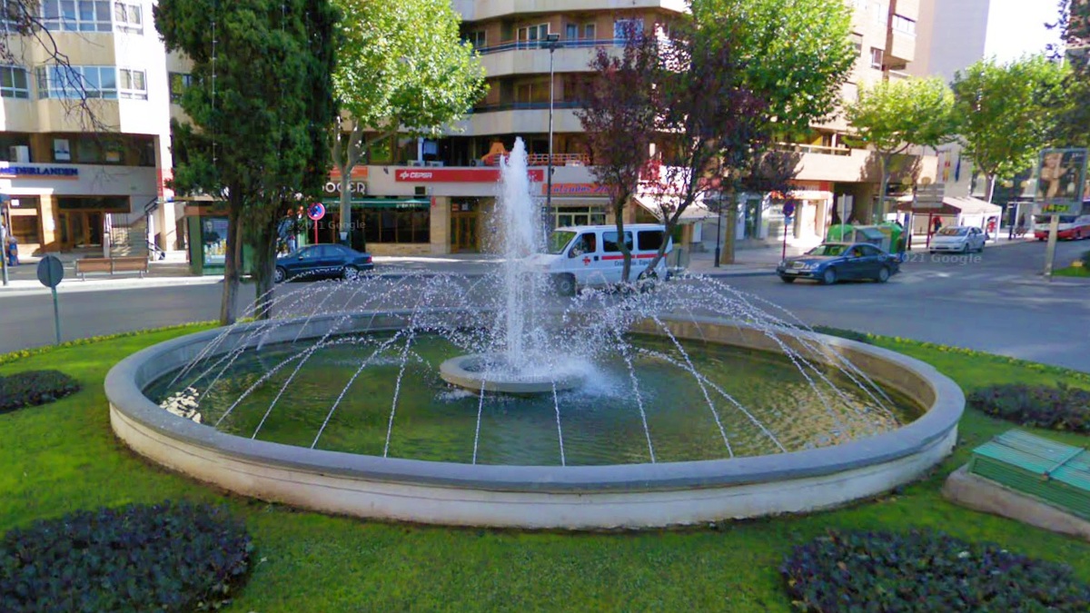 Fuente del parque Albacete