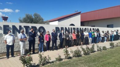 Manifestación en la cárcel de Villena por la supuesta agresión a la subdirectora