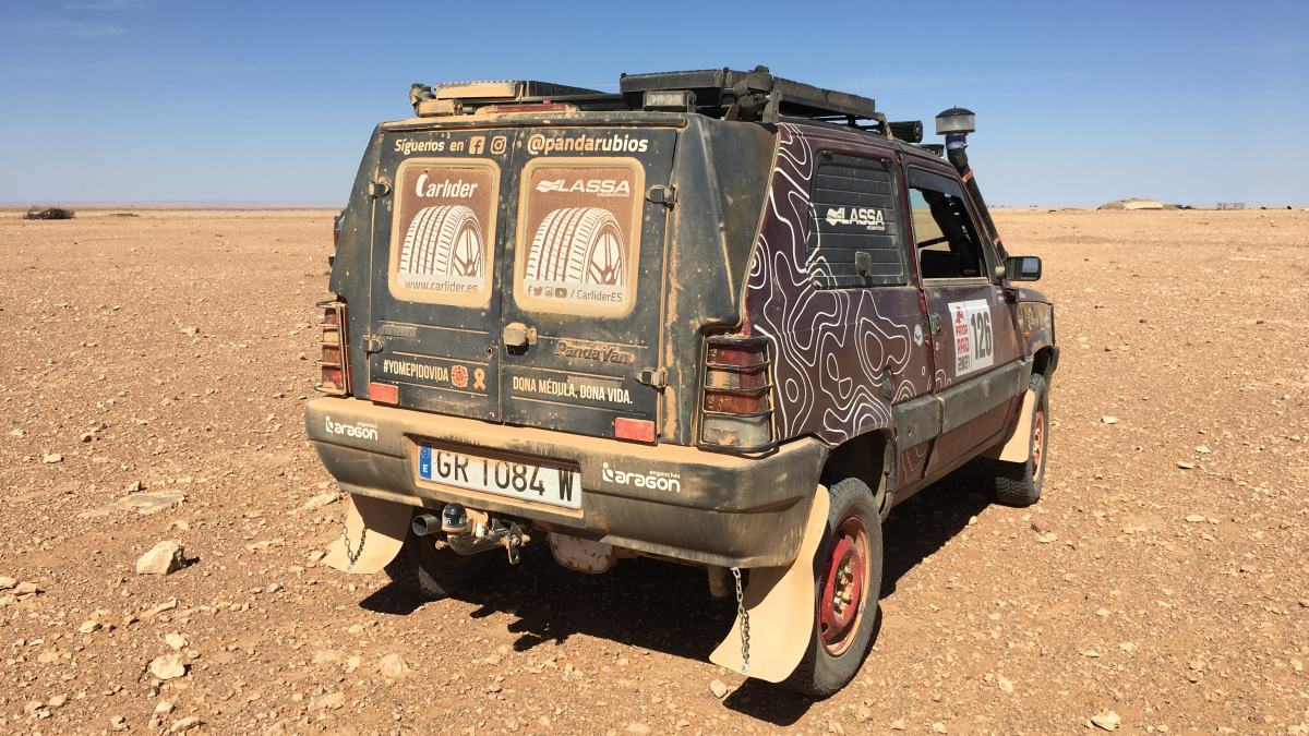 El coche en el que han participado estos hermanos de Barrax