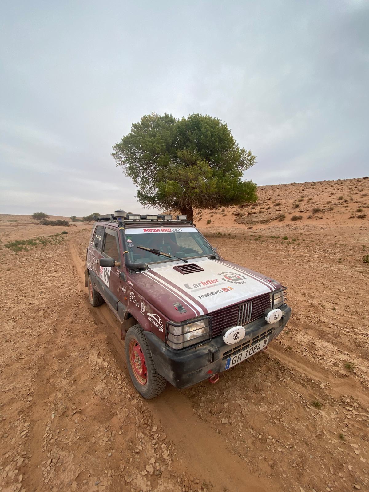 El coche en el que han participado estos hermanos de Barrax