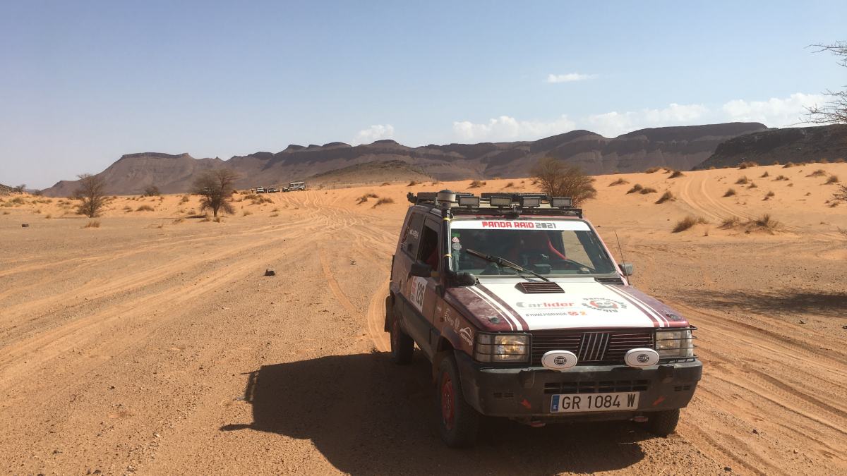 El coche en el que han participado estos hermanos de Barrax