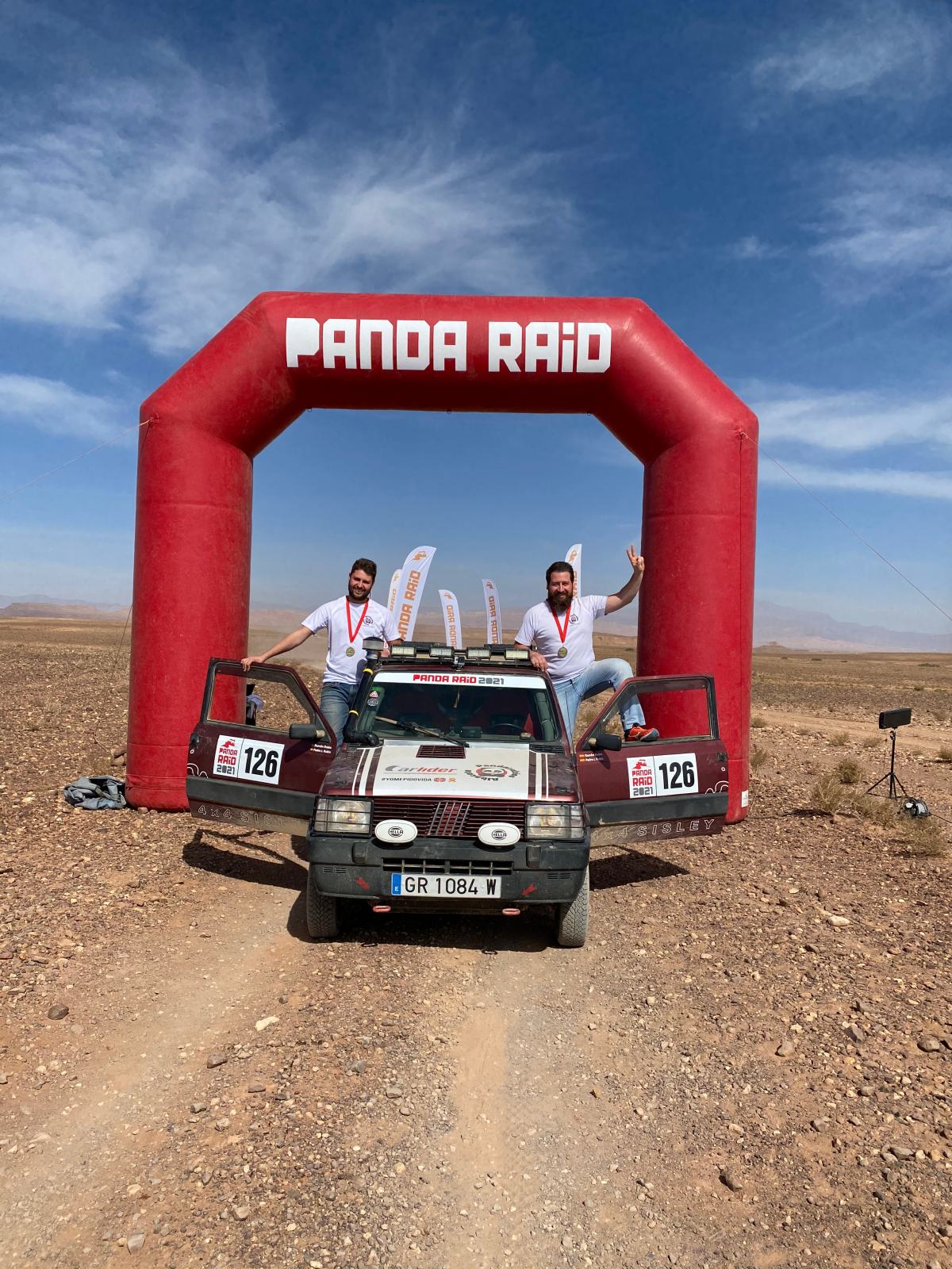 Los hermanos Rubio en el 'Panda Raid'