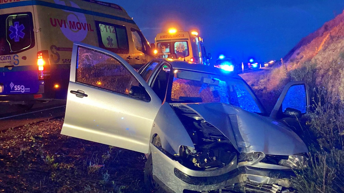 Accidente de tráfico en el término municipal de Albacete capital