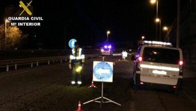 Control alcoholemia Guardia Civil