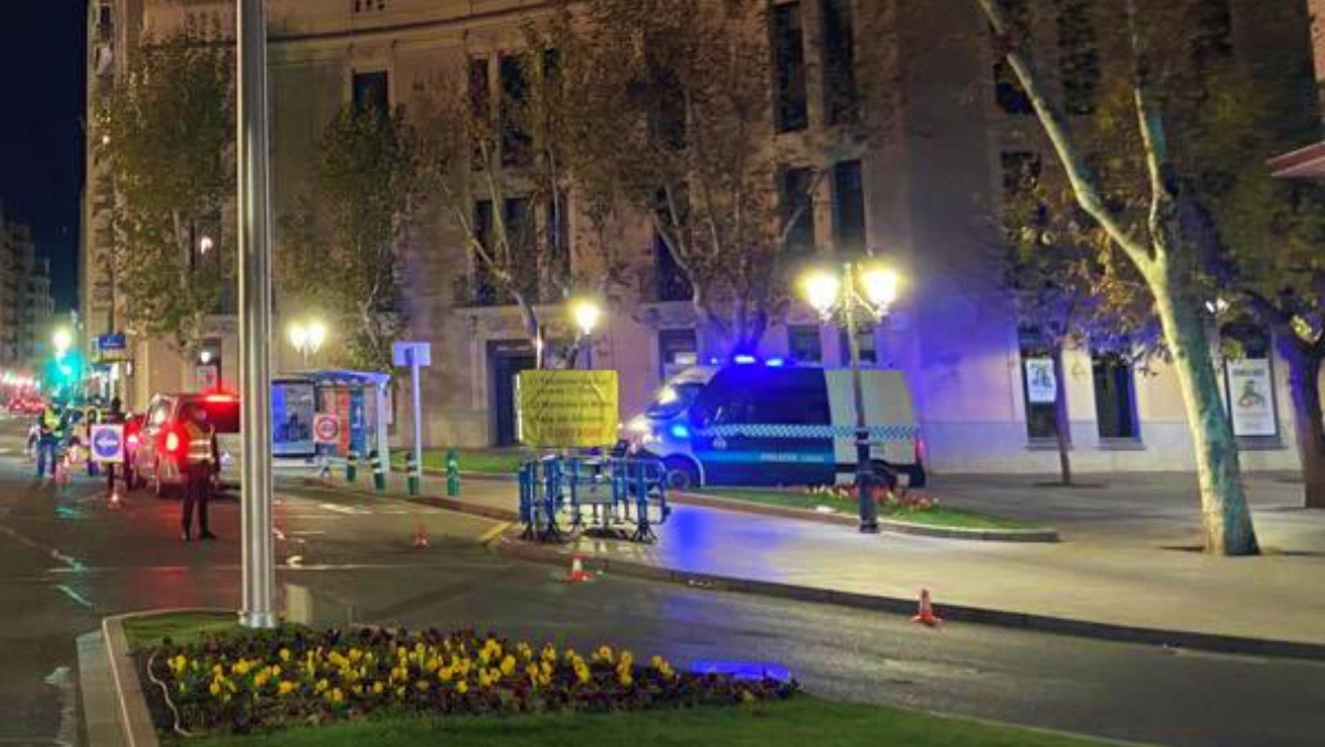Control de la Policía Local de Albacete donde fueron detectados tres conductores bajo los efectos del alcohol y las drogas