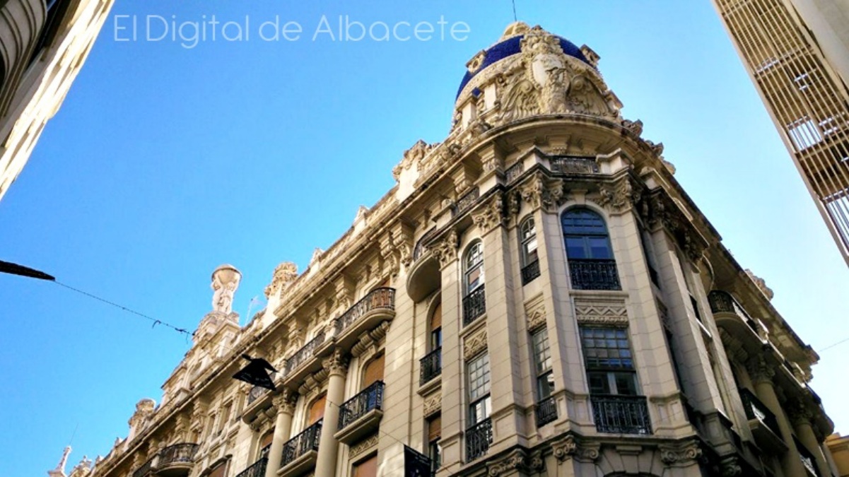 El cielo en el centro de Albacete