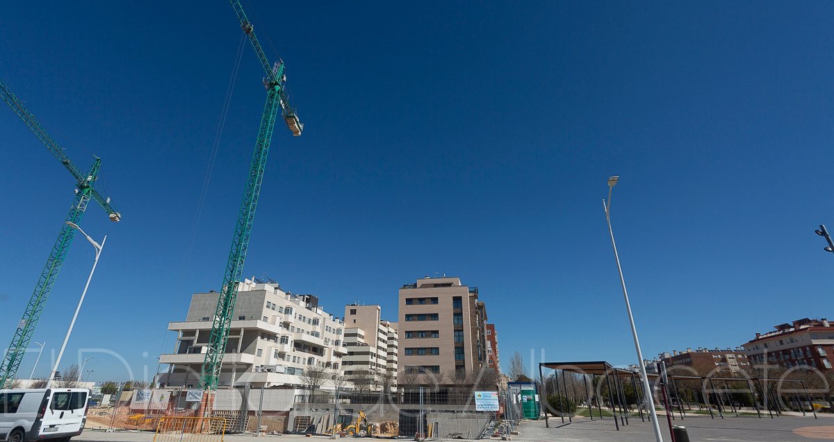 Una obra en el Barrio Imaginalia de Albacete