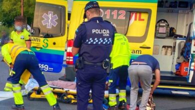 Policía Local de Albacete y sanitarios
