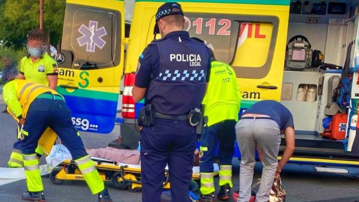 Policía Local de Albacete y sanitarios